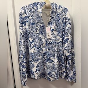 NWT Lilly Pulitzer Chiara Terry Hoodie Pullover